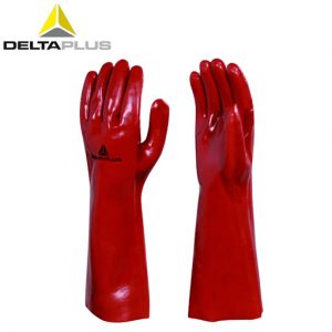 găng tay chống hoá chất dài 40cm deltaplus PVCC400
