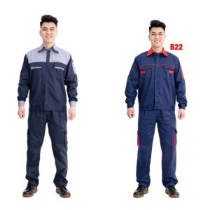 Quần áo bảo hộ màu tím than đẹp