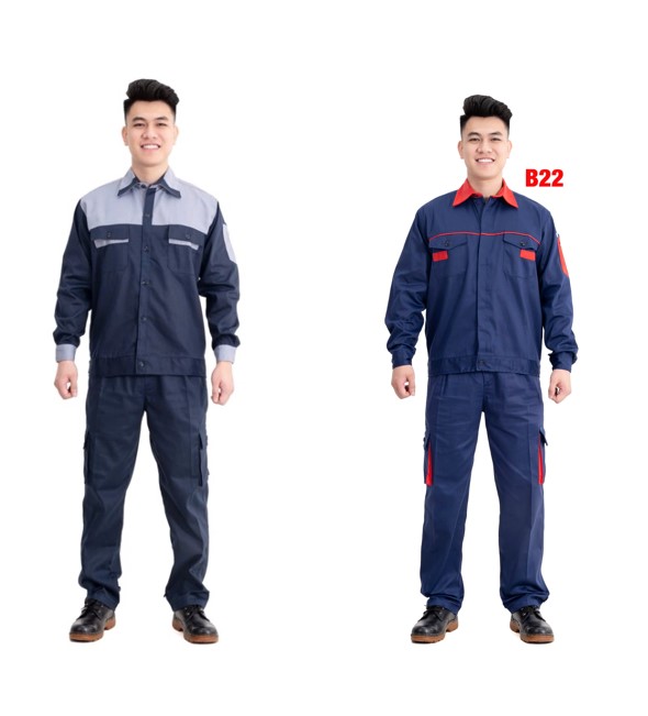 Quần áo bảo hộ màu tím than đẹp