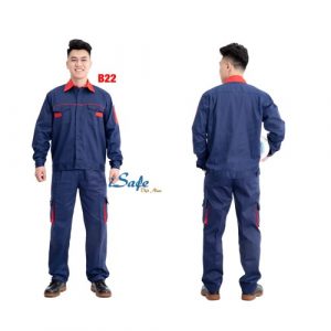 quần áo bảo hộ màu xanh than đẹp