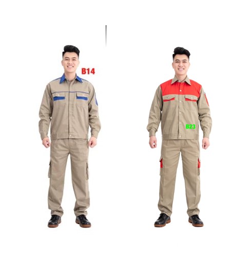 quần áo bảo hộ màu ghi đẹp